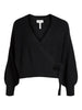 Object Malena Wrap Cardigan Black