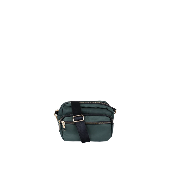 Black Colour Viggy Nylon Small Taske Bottle Green