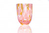 Anna Von Lipa Big Confetti Tumbler Glas Rosa + Yellow