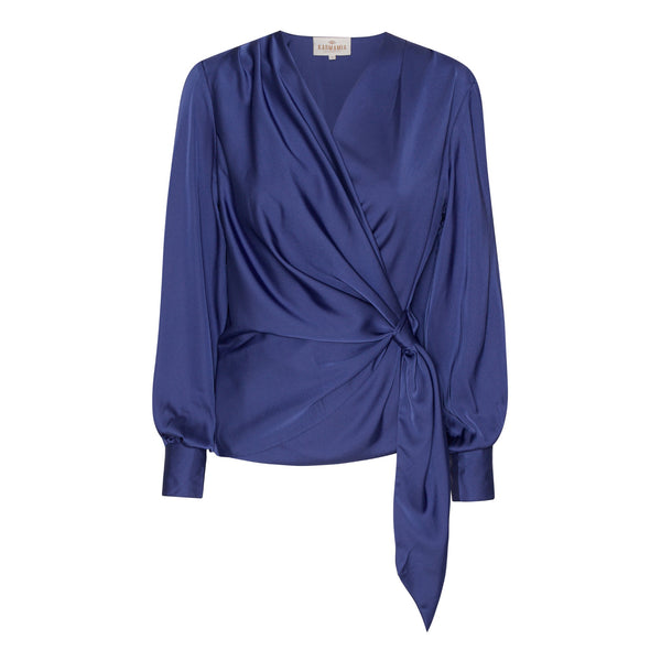 Karmamia Copenhagen Ines Bluse Midnight Blue