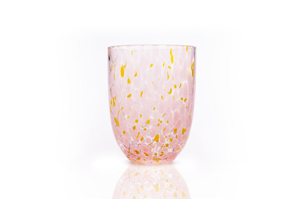 Anna Von Lipa Confetti Vandglas Rosa + Yellow