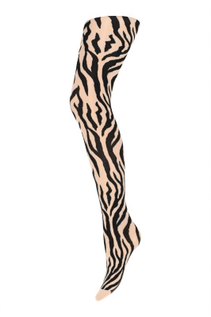 Sneaky Fox Zebra Strømpebukser Ginger Root