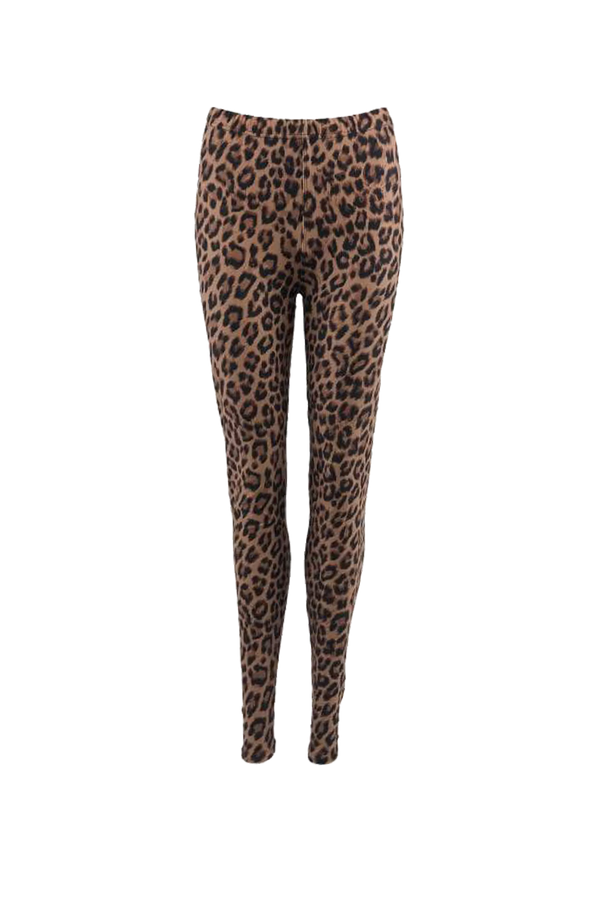 Black Colour Lynn Leggings Brown